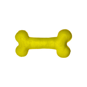 Tigres Venator Kemik Şeklinde Sarı Mini Köpek Oyuncağı - 2