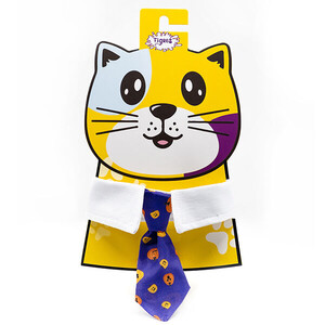 Tigres - Tigres Yakalı Kravat Şeklinde Kedi Tasması Balkabaklı