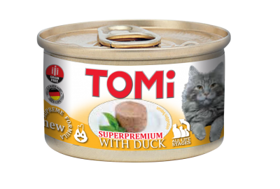 Tomi Ördekli Kedi Konservesi 85 GR