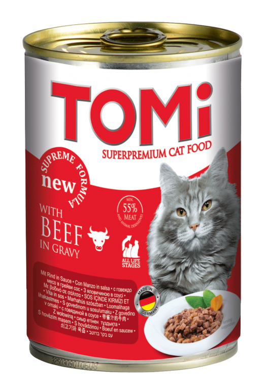 Tomi Sığır Etli Yetişkin Kedi Konservesi 400 Gr