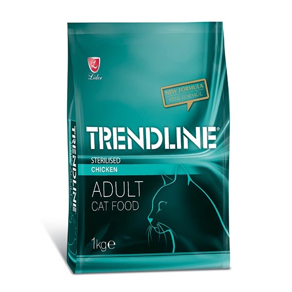 Trendline Tavuklu Kısırlaştırılmış Kedi Maması 1 KG