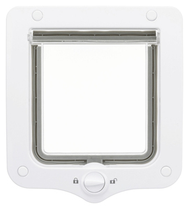 Trixie Kedi Kapısı, Çift Yönlü, 20 x 22 cm, Beyaz - 1