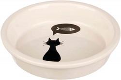 Trixie Kedi Seramik Mama ve Su Kabı 0,25lt. , 13cm - Thumbnail