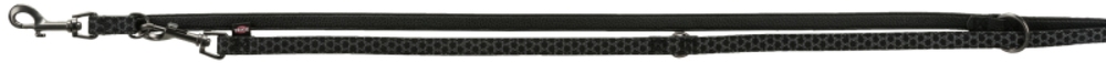 Trixie Köpek Gezdirme Kayışı Reflektörlü Ayarlanabilir 2m 15mm Siyah  XS-S - 2