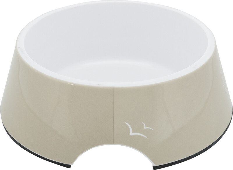 Trixie Köpek Mama ve Su Kabı Melamin Paslanmaz Çelik 0.4Lt-17cm Kum Beji - 2