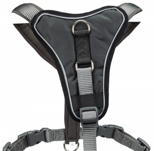 Trixie Köpek Premium Göğüs Tasması, M:55-70cm/20mm, Gri - 2