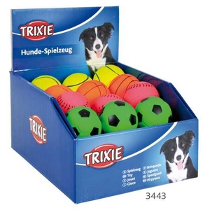 Trixie Köpek Yüzen Natürel Kauçuk Fosforlu Top 6cm - Thumbnail