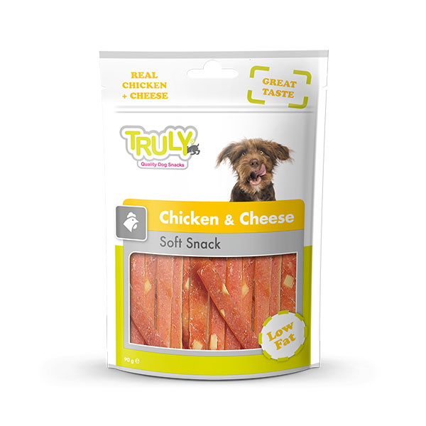 Truly Peynirli Tavuk Jerky Köpek Ödülü 90 Gr