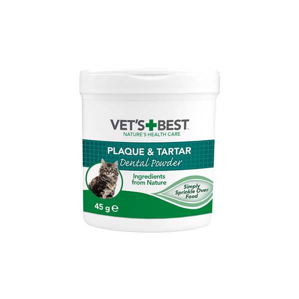 Vet's Best Kediler İçin Plak ve Tartar Ağız Bakım Tozu 45 Gr - 1