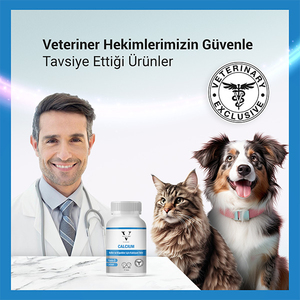 Vetcure Calcium Kedi ve Köpekler İçin Kalsiyum Desteği 75 Tablet - Thumbnail