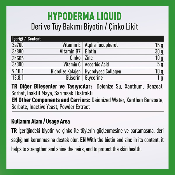 Vetcure Hypoderma Kedi ve Köpek Alerjik Deri ve Tüy Sağlığı Destekleyici Likit 50 ML