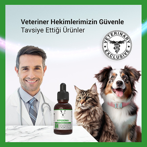 Vetcure Hypoderma Kedi ve Köpek Alerjik Deri ve Tüy Sağlığı Destekleyici Likit 50 ML - Thumbnail