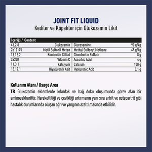 Vetcure Joint Fit Kedi ve Köpek Eklem Kas ve Eklem Sıvısı Sorunları Destekleyici Likit 50 ML - Thumbnail