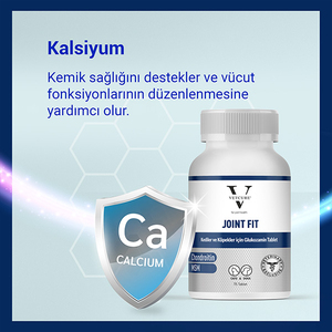 Vetcure Joint Fit Kedi ve Köpek Eklem Kas ve Eklem Sıvısı Sorunları Destekleyici 75 Tablet - Thumbnail