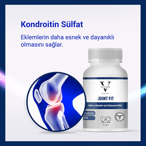 Vetcure Joint Fit Kedi ve Köpek Eklem Kas ve Eklem Sıvısı Sorunları Destekleyici 75 Tablet - Thumbnail