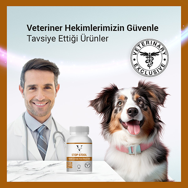 Vetcure Stop Stool Köpekler İçin Dışkı Yeme Önleyici 100 Tablet