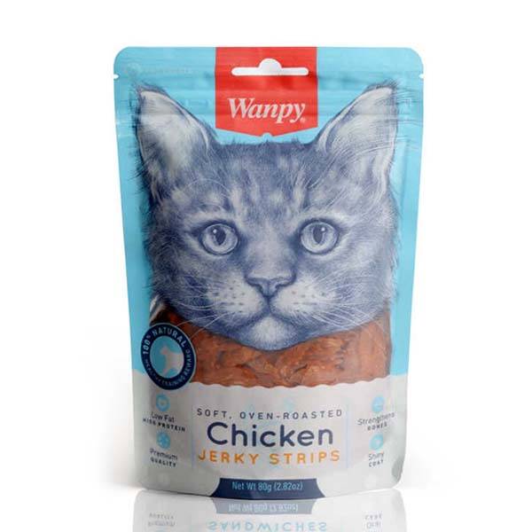 Wanpy Gerçek Tavuk Fileto 80 gr CA-04S-01 Yumuşak Kedi Ödülü