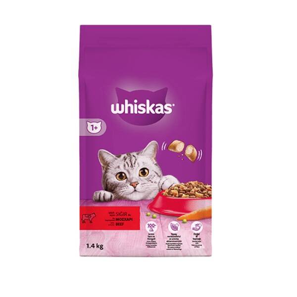 Whiskas Biftekli Kedi Maması 1.4 kg