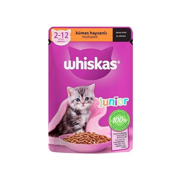 Whiskas Kümes Hayvanlı Yavru Kedi Yaş Maması 85 gr