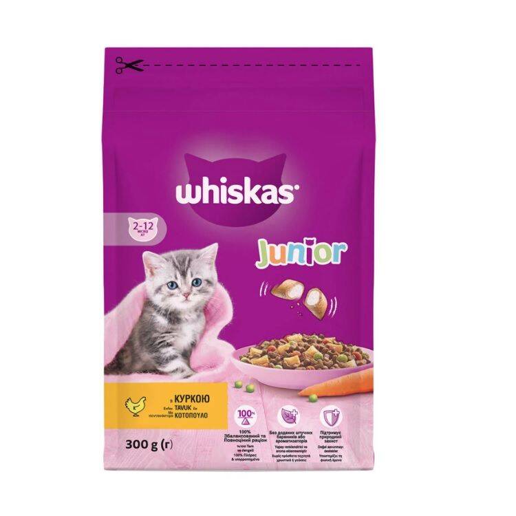 Whiskas Tavuklu Yavru Kedi Maması 300 gr