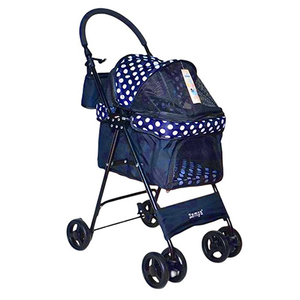 Zampa - Zampa Perez Kedi & Köpek Arabası Lacivert, 42x63x89cm